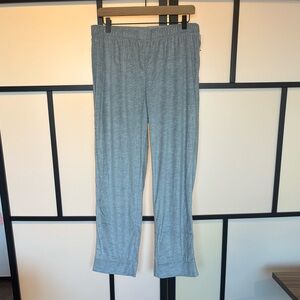 Life is Good gray pajama pants w/pink accents. Size Large